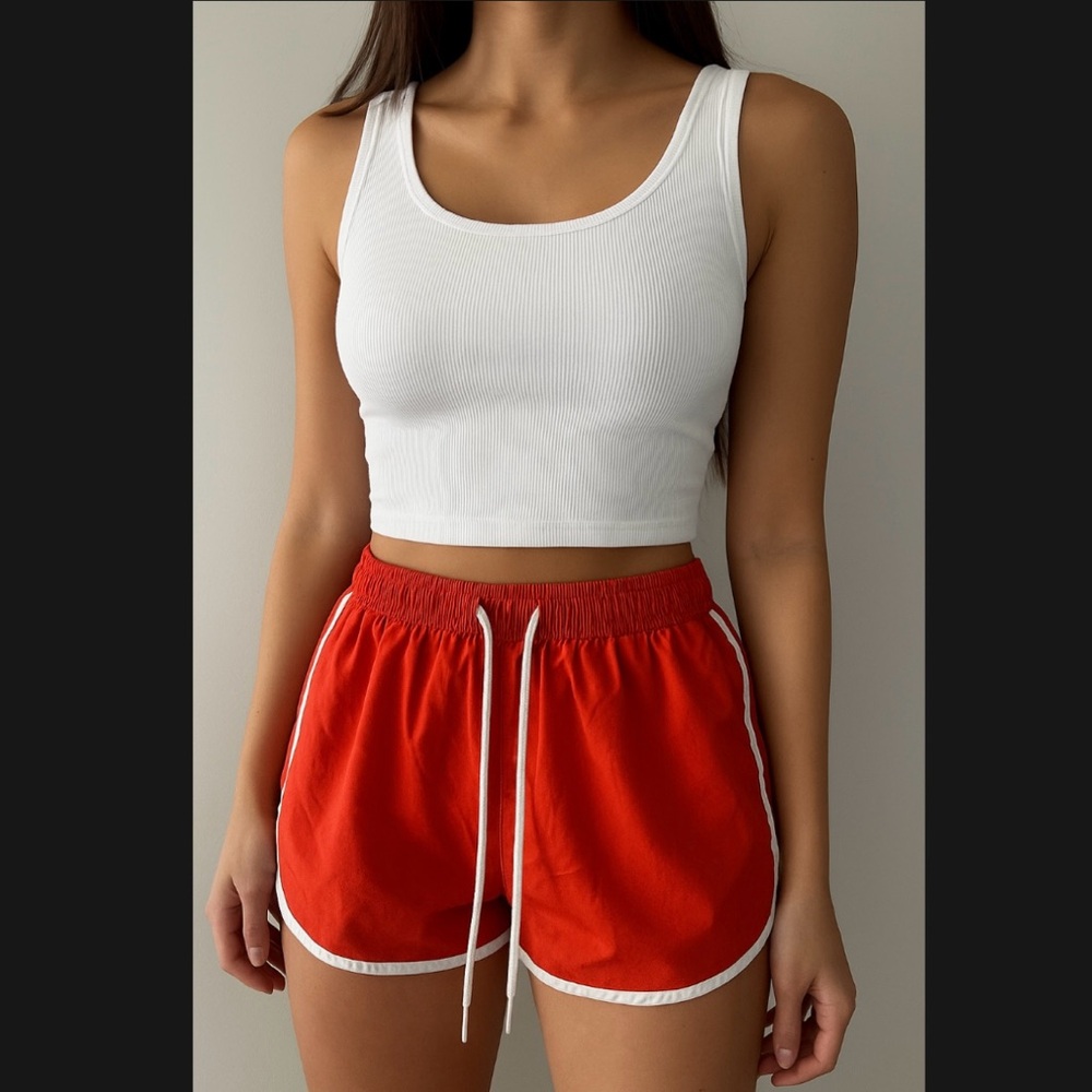 H&M Red Women's Athletic Shorts